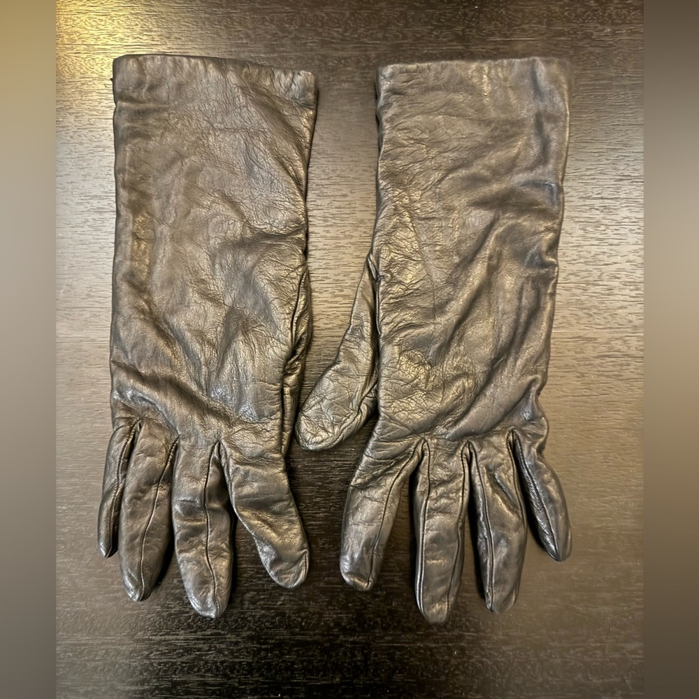 Portolano Cashmere-Lined Napa Leather Gloves